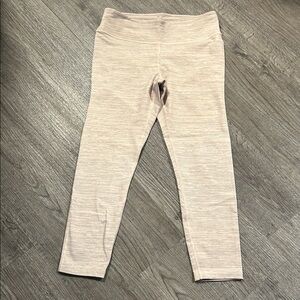 Outdoor Voices Exercise Leggings Cropped Cream Heather High Rise Pocket M